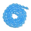 Electroplate Imitation Jade Glass Beads Strands EGLA-N013-J10mm-D05-2