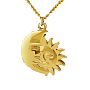 Stylish Stainless Steel Sun Pendant Necklaces for Women EQ3081-5-1