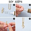 Brass Screw Eye Peg Bails Pendants KK-T062-108G-NF-3