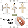 60Pcs Alloy Enamel Pendants ENAM-SC0006-70-2