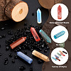 8Pcs 8 Style Natural Pointed Beads G-FW0001-26-3