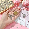 50Pcs 10 Styles Tibetan Style Zinc Alloy Pendants FIND-YW0005-12-5