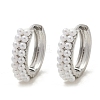 Brass ABS Imitation Pearl Hoop Earrings EJEW-M082-04P-2