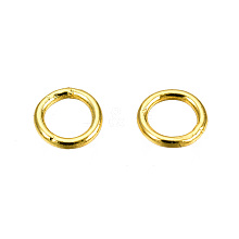 304 Stainless Steel Round Rings X-STAS-S066-16G-4mm