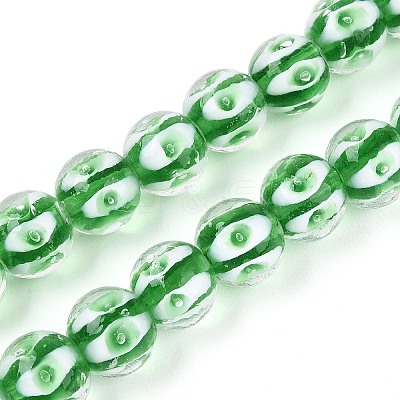 Handmade Lampwork Beads Strands LAMP-N028-20D-1