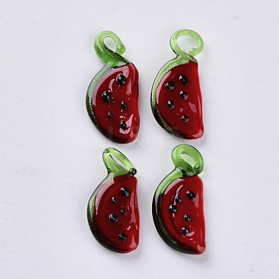 Handmade Lampwork Pendants LAMP-S188-12-1