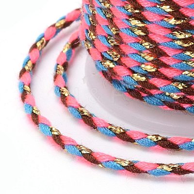 4-Ply Polycotton Cord with Metallic Thread OCOR-Z003-D31-1