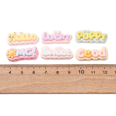 Opaque Resin Cabochons FIND-E058-08-1