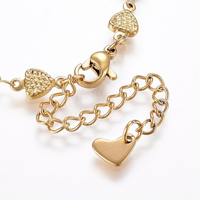 304 Stainless Steel Link Bracelets BJEW-I252-20G-15-1