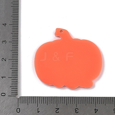 Opaque Acrylic Pendants OACR-D311-001E-1
