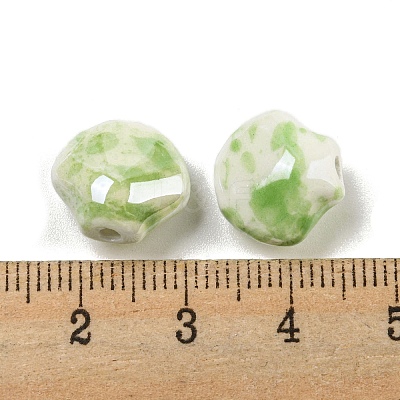 Shell Shape Handmade Porcelain Beads X1-PORC-E022-01D-1