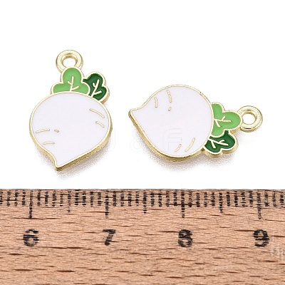 Alloy Enamel Pendants ENAM-Q003-17G-1