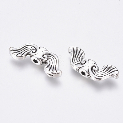 Tibetan Style Alloy Beads TIBEB-EA9130Y-FF-1