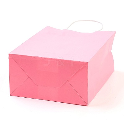 Pure Color Kraft Paper Bags LS-AJEW-G020-B-11-1