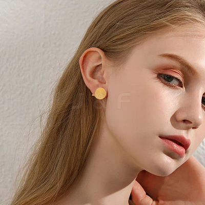 18Pcs 9 Styles 304 Stainless Steel Cuff Earrings EJEW-HS0001-19-1