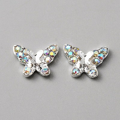 Alloy Rhinestone Cabochons MRMJ-WH0081-33S-1