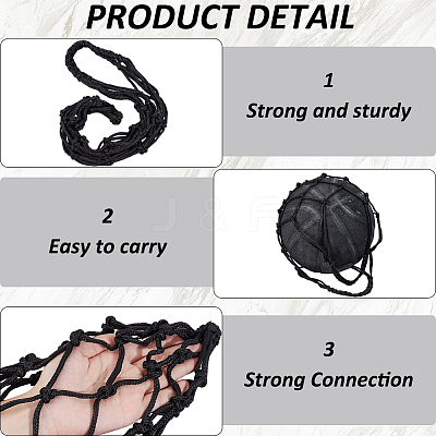  Polyester Basketball Net AJEW-CN0002-47C-1