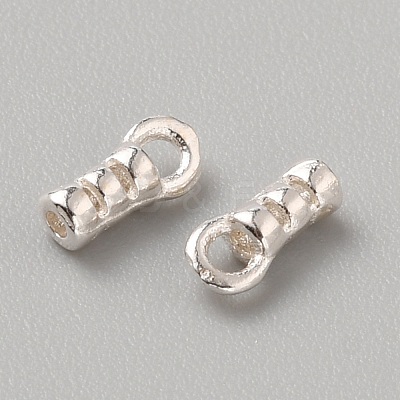 925 Sterling Silver Cord End LS-STER-WH0019-14C-1