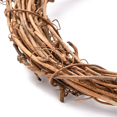 Circle Shape Rattan Vine Branch Wreath Hoop DIY-B022-01D-1