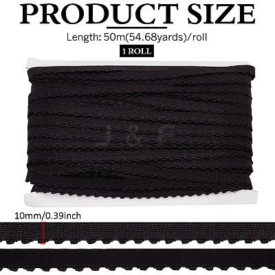 Flat Polyester Wide Elastic Cord OCOR-WH0100-22A-1