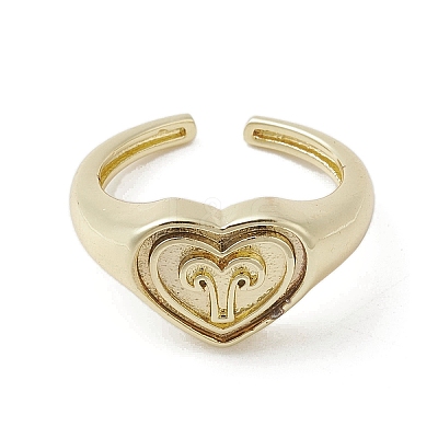 Brass Adjustable Open Rings RJEW-K257-86G-01-1