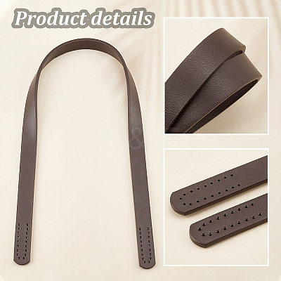 PU Imitation Leather Bag Handles FIND-WH0036-53B-1