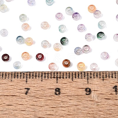 Picasso Glass Seed Beads SEED-Q041-02O-1