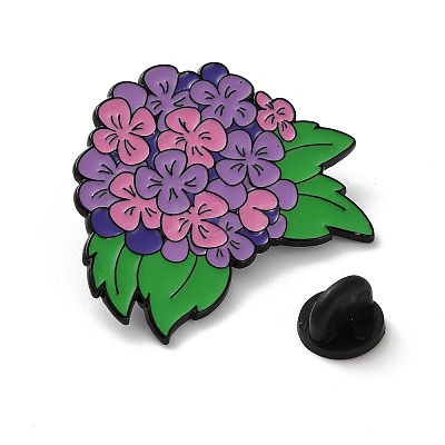 Hydrangea Enamel Pins JEWB-Z048-05EB-02-1