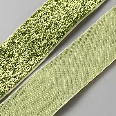 Sparkle Polyester Ribbon OCOR-WH0082-158B-02-1