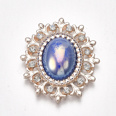 Alloy Cabochons PALLOY-T066-13-1