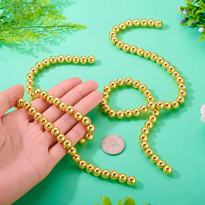 108Pcs 2 Strands Electroplate Glass Beads Strands EGLA-TA0013-58-1