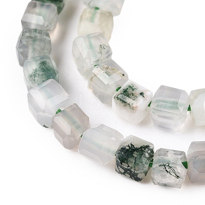 Natural Moss Agate Beads Strands G-T138-211K-1