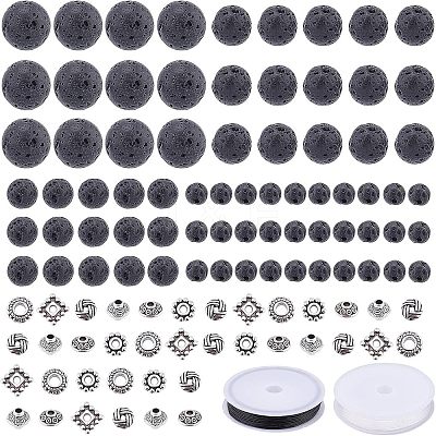 DIY Bead Stretch Bracelets Making Kits DIY-NB0004-61-1