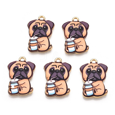 Printed Alloy Pendants ENAM-N056-199F-1
