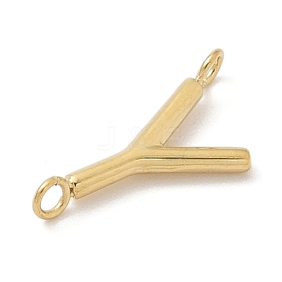 304 Stainless Steel Letter Connector Charms STAS-M108-01G-25-1