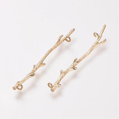 Brass Links connectors KK-T014-76G-1
