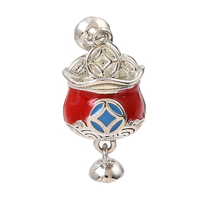 Brass Enamel Magnetic Clasps KK-C066-25P-1