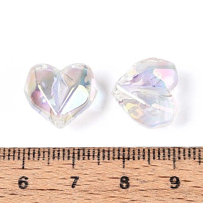 UV Plating Transparent Acrylic Beads MACR-L007-05A-01-1