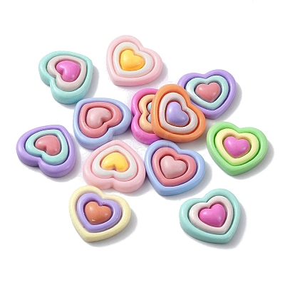 Valentine's Day Opaque Resin Decoden Cabochons CRES-P030-E-1