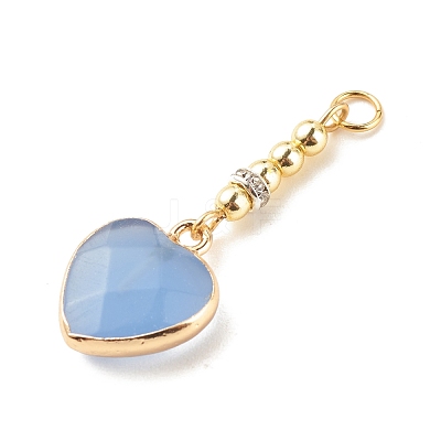 Natural Gemstone Pendants PALLOY-JF01615-1