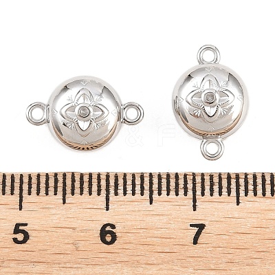 304 Stainless Steel Magnetic Clasps with Loops STAS-P452-04E-P-1