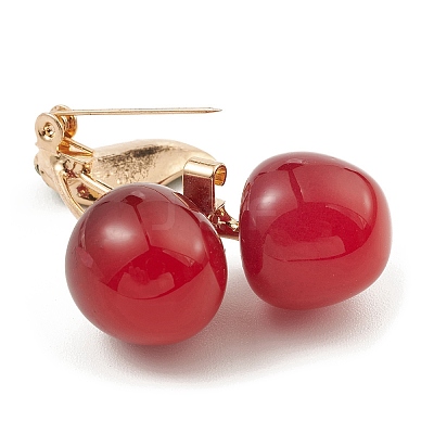 Alloy Enamel Brooch Pin JEWB-Q030-10G-01-1