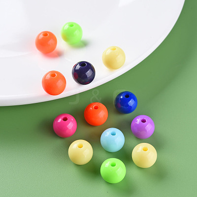 Opaque Acrylic Beads MACR-S370-C12mm-M2-1