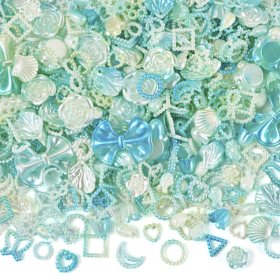 Opaque ABS Plastic Beads FIND-TAC0016-33A-1