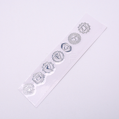 Chakra Theme Self Adhesive Brass Stickers DIY-WH0171-79P-1