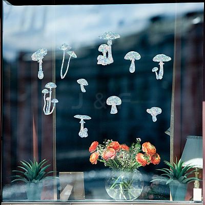 Waterproof PVC Colored Laser Stained Window Film Adhesive Stickers DIY-WH0256-067-1
