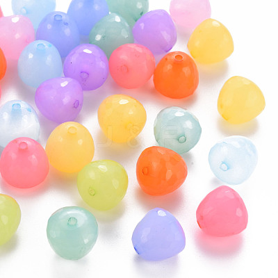 Transparent Acrylic Beads MACR-S373-10E-1