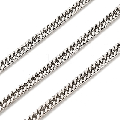 316 Surgical Stainless Steel Cuban Link Chains CHS-B010-01C-P-1