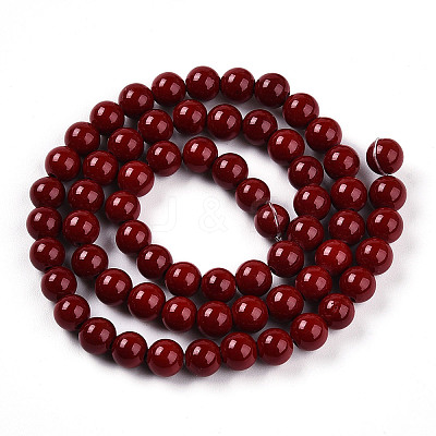 Synthetic Turquoise Beads Strands G-A255-A04-02A-1
