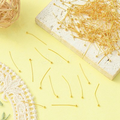 Brass Ball Head pins KK-YW0001-97B-G-1